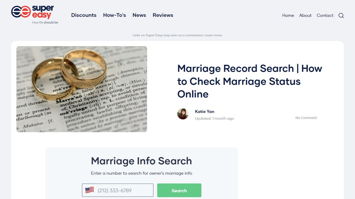 Marriage Record Search | How to Check Marriage Status Online